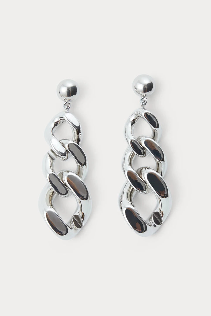 Grad Earrings - Silver Plated Acrylic