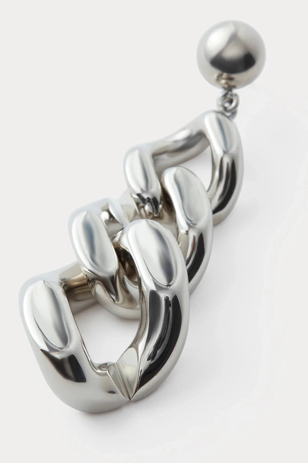 Grad Earrings - Silver Plated Acrylic