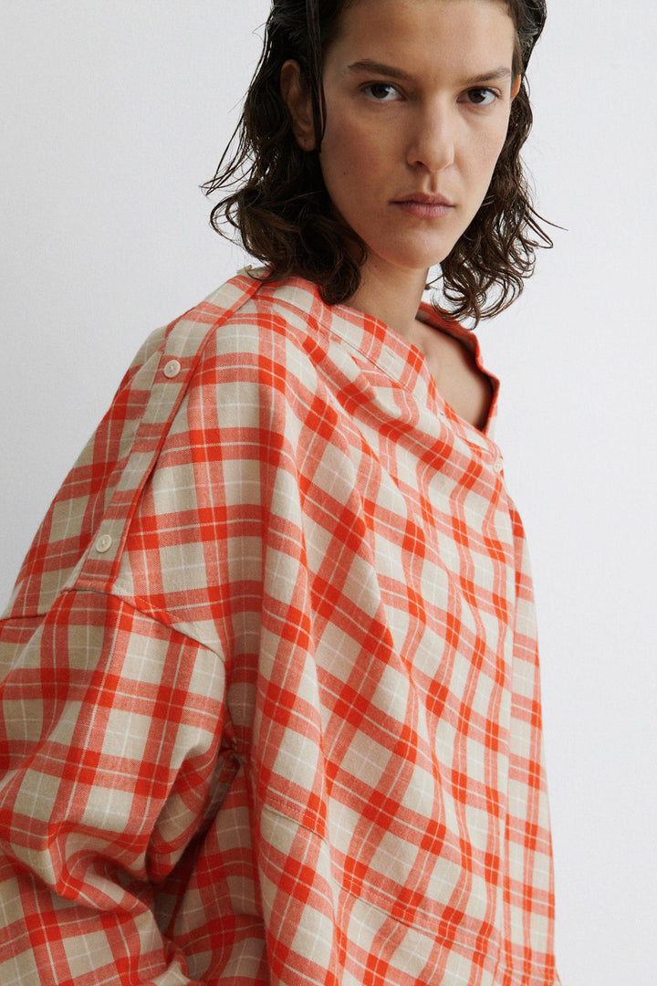 Hollow Top - Ponte Flannel