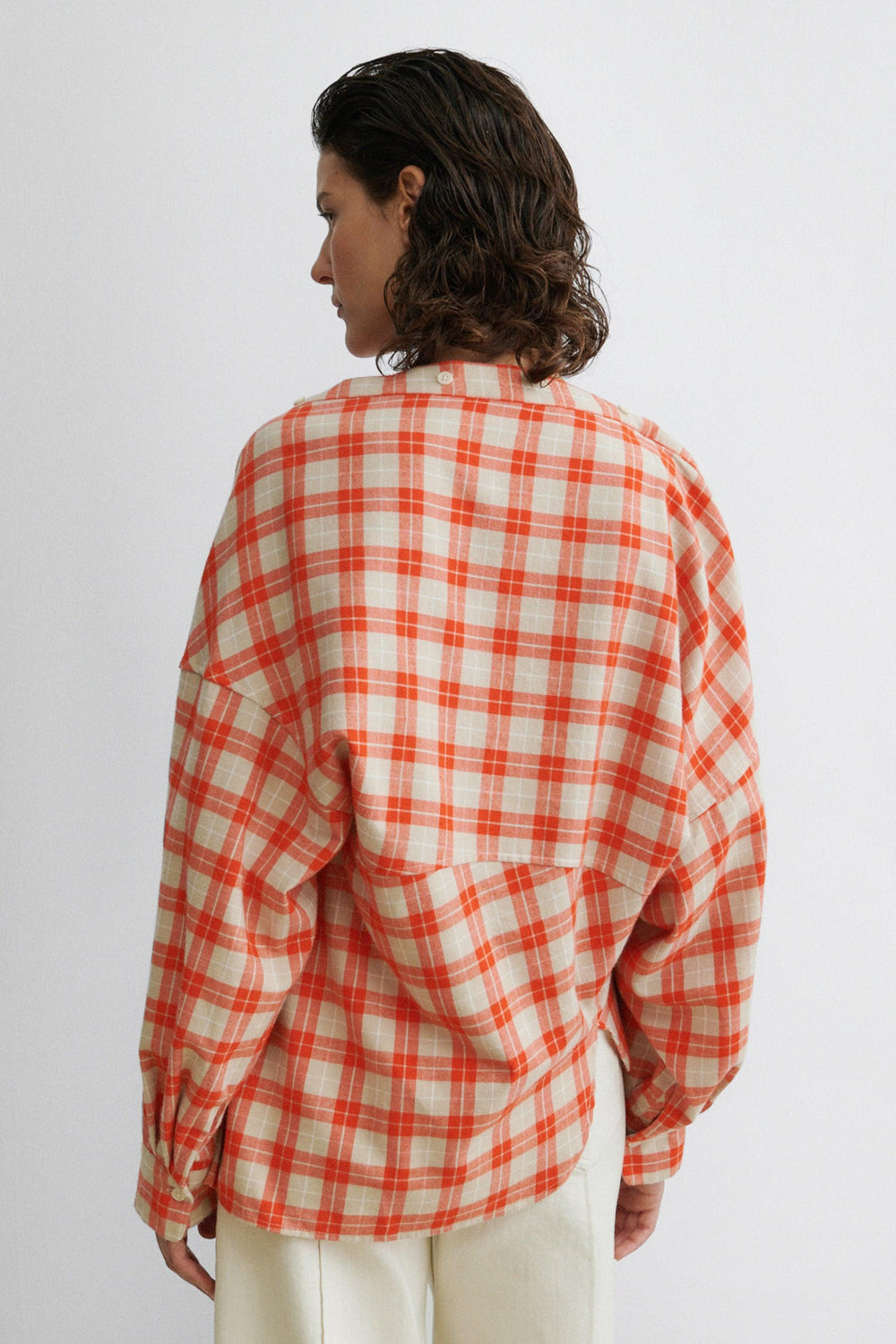Hollow Top - Ponte Flannel