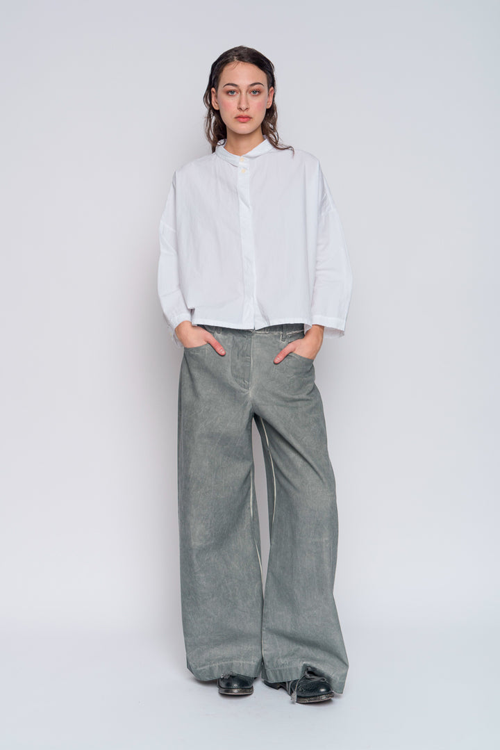 Bracelet Sleeve Shirt - Chalk