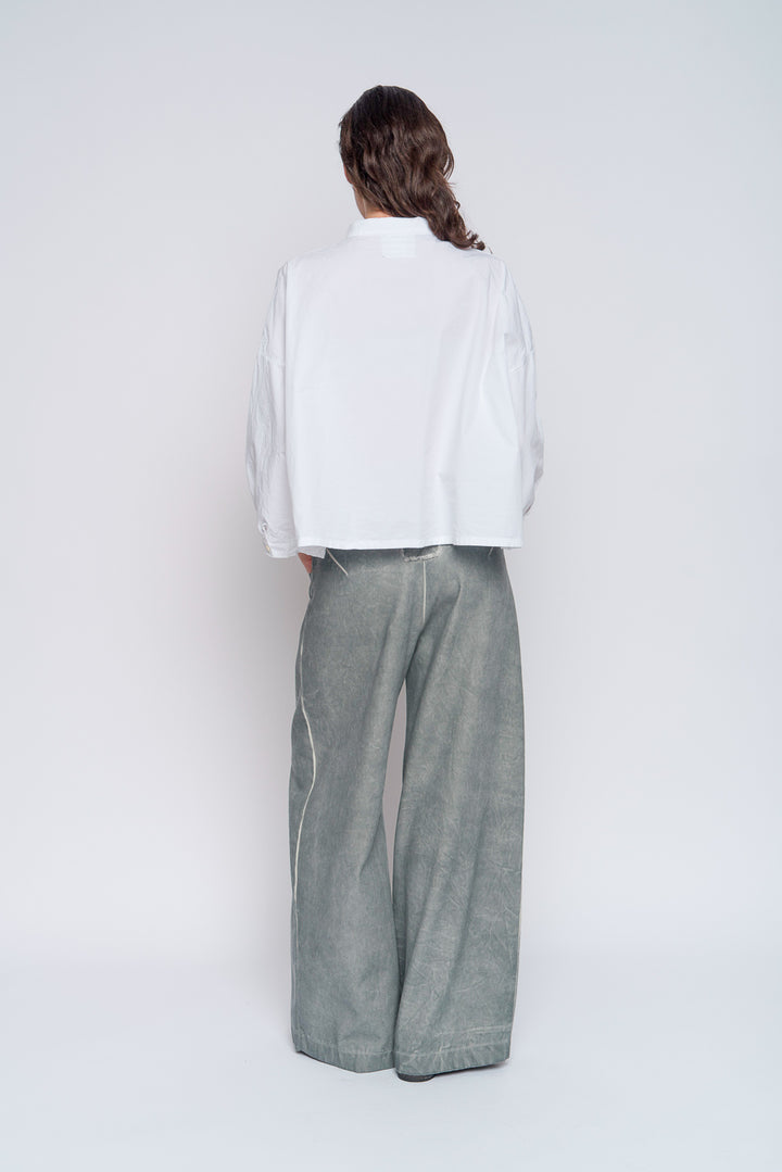 Bracelet Sleeve Shirt - Chalk