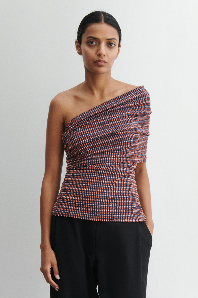 Roddie Top - Multi Check - Frontiers Woman
