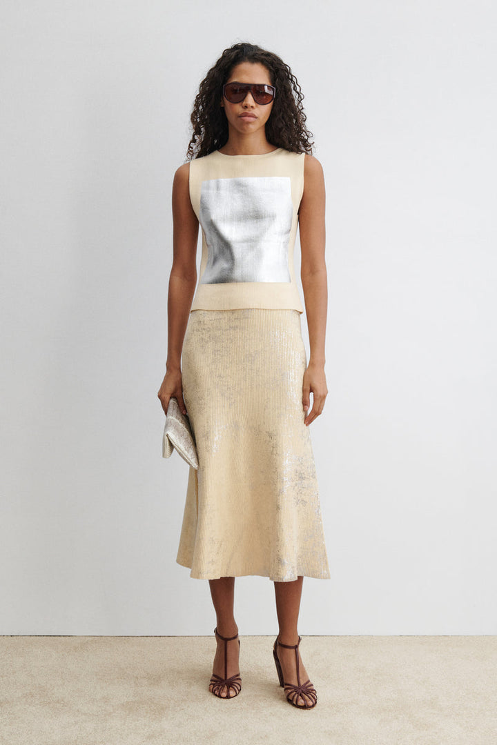 Yaire Top - Foiled Rib - Frontiers Woman