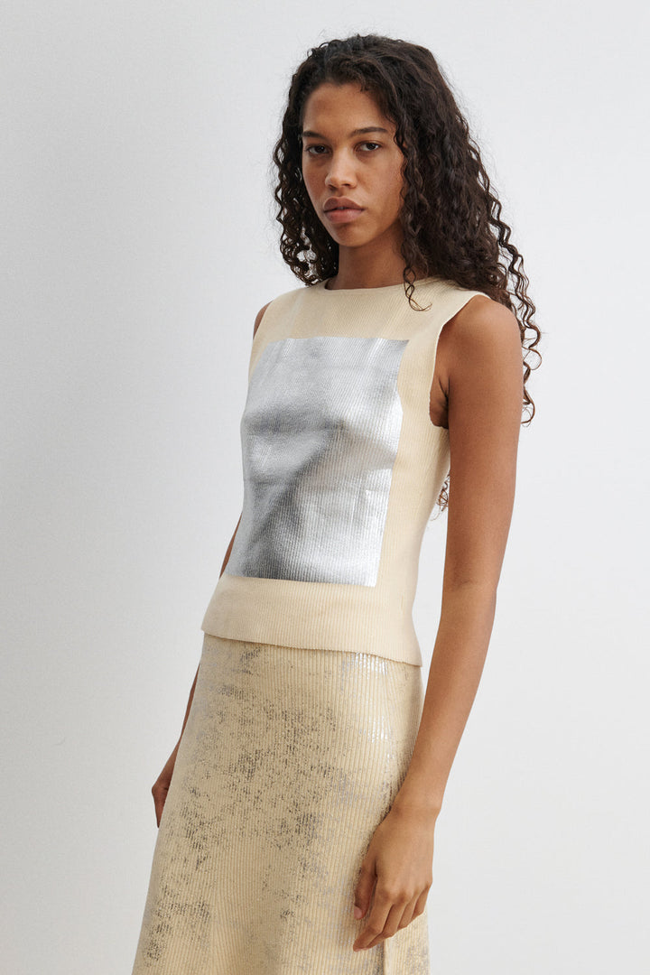 Yaire Top - Foiled Rib - Frontiers Woman