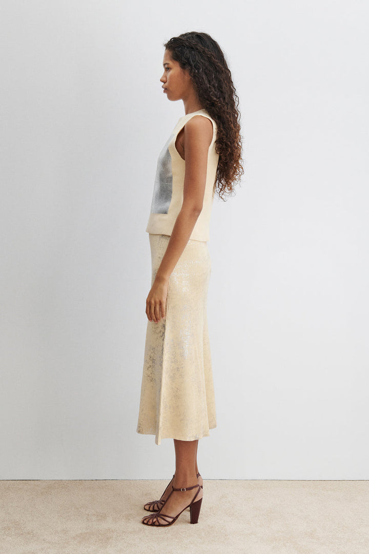 Yaire Top - Foiled Rib - Frontiers Woman
