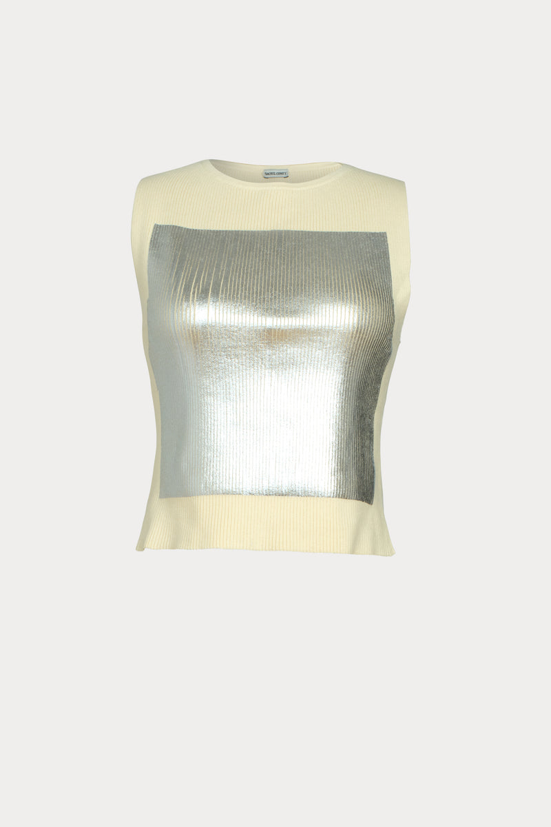 Yaire Top - Foiled Rib - Frontiers Woman
