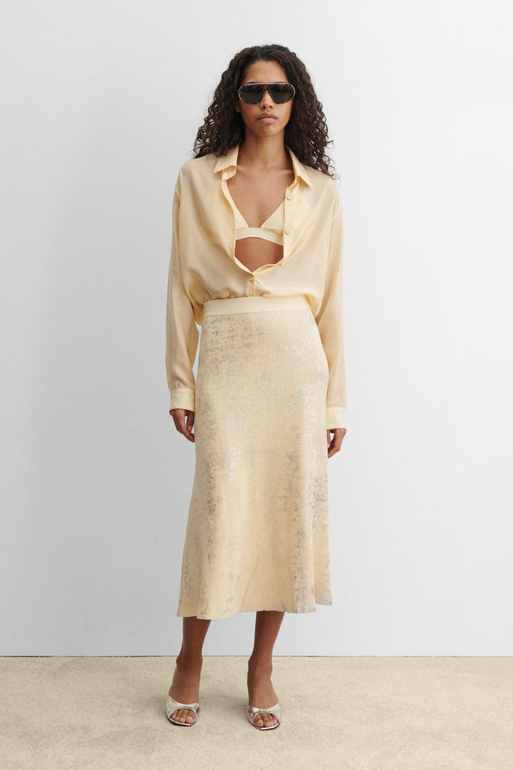 Kuzner Skirt - Foiled Rib - Frontiers Woman