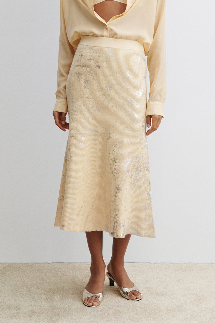 Kuzner Skirt - Foiled Rib - Frontiers Woman