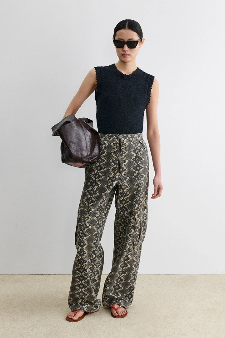 Axis Pant - Charcoal Ripstop Print