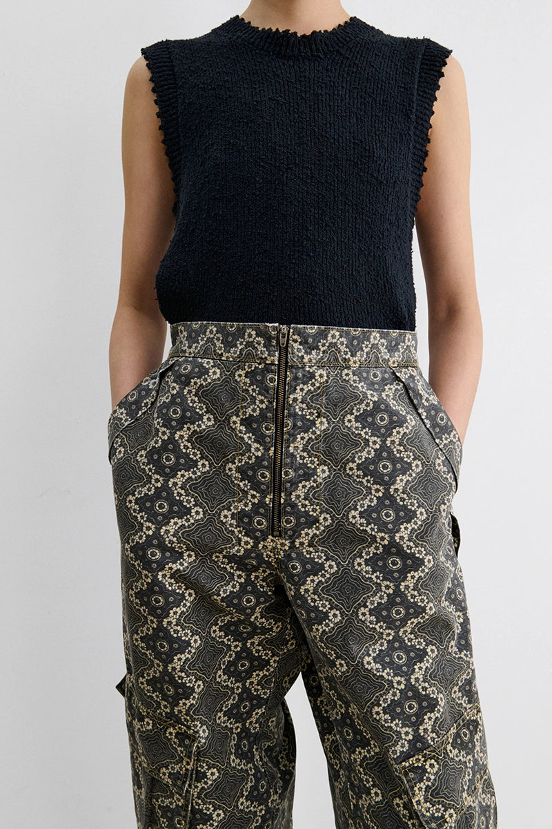 Axis Pant - Charcoal Ripstop Print
