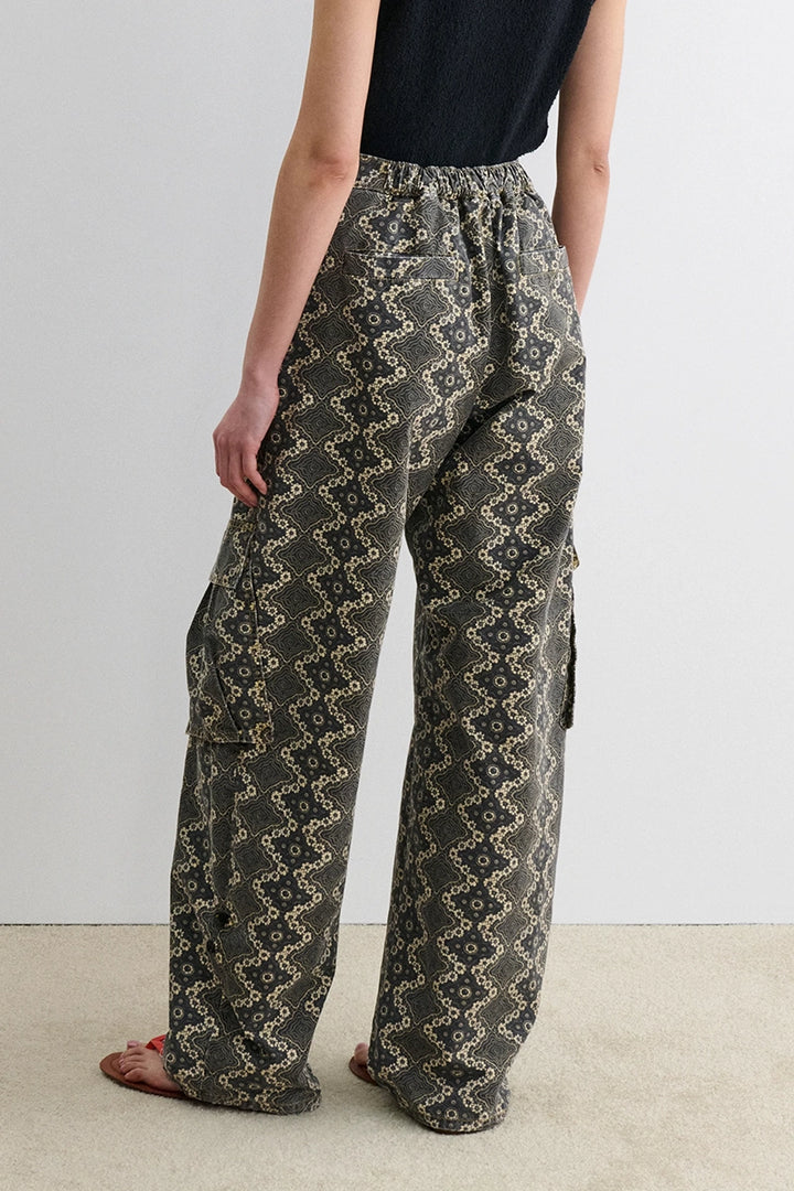 Axis Pant - Charcoal Ripstop Print