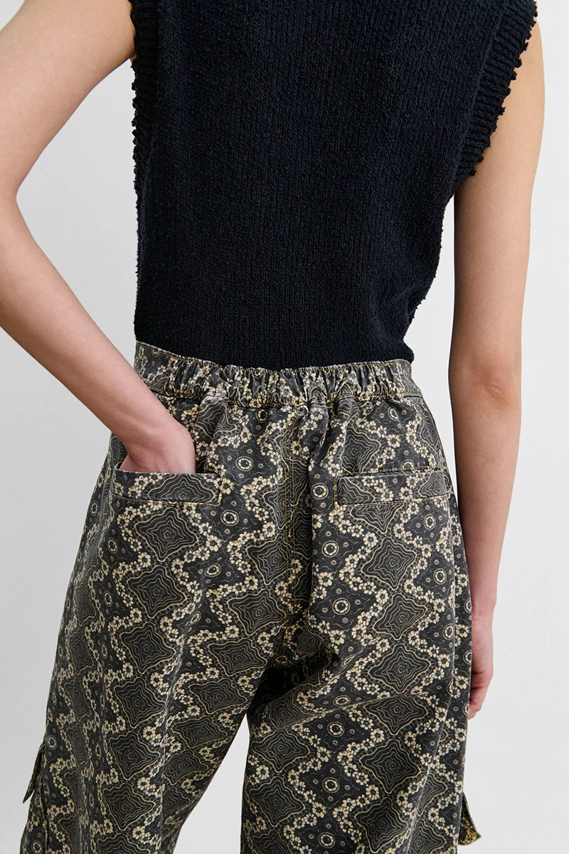 Axis Pant - Charcoal Ripstop Print