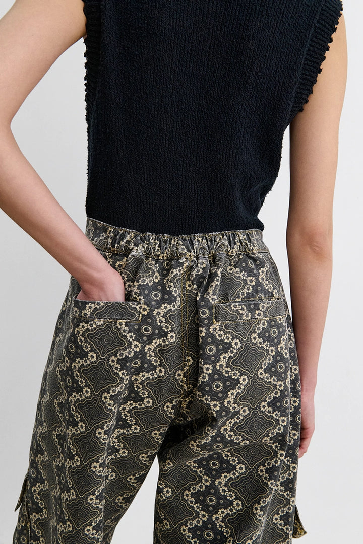 Axis Pant - Charcoal Ripstop Print