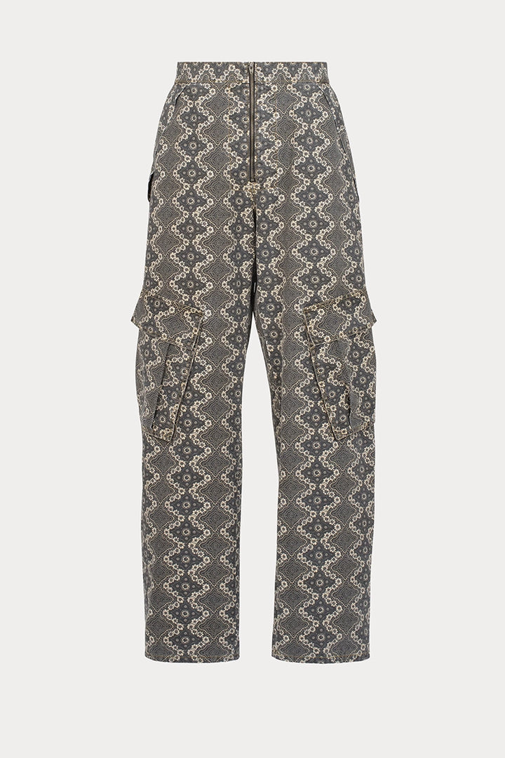 Axis Pant - Charcoal Ripstop Print
