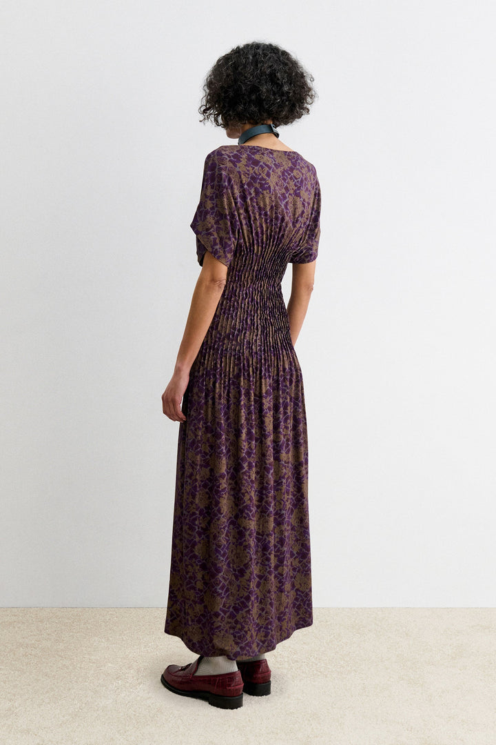 Windham Dress - Purple Nightflower Jersey