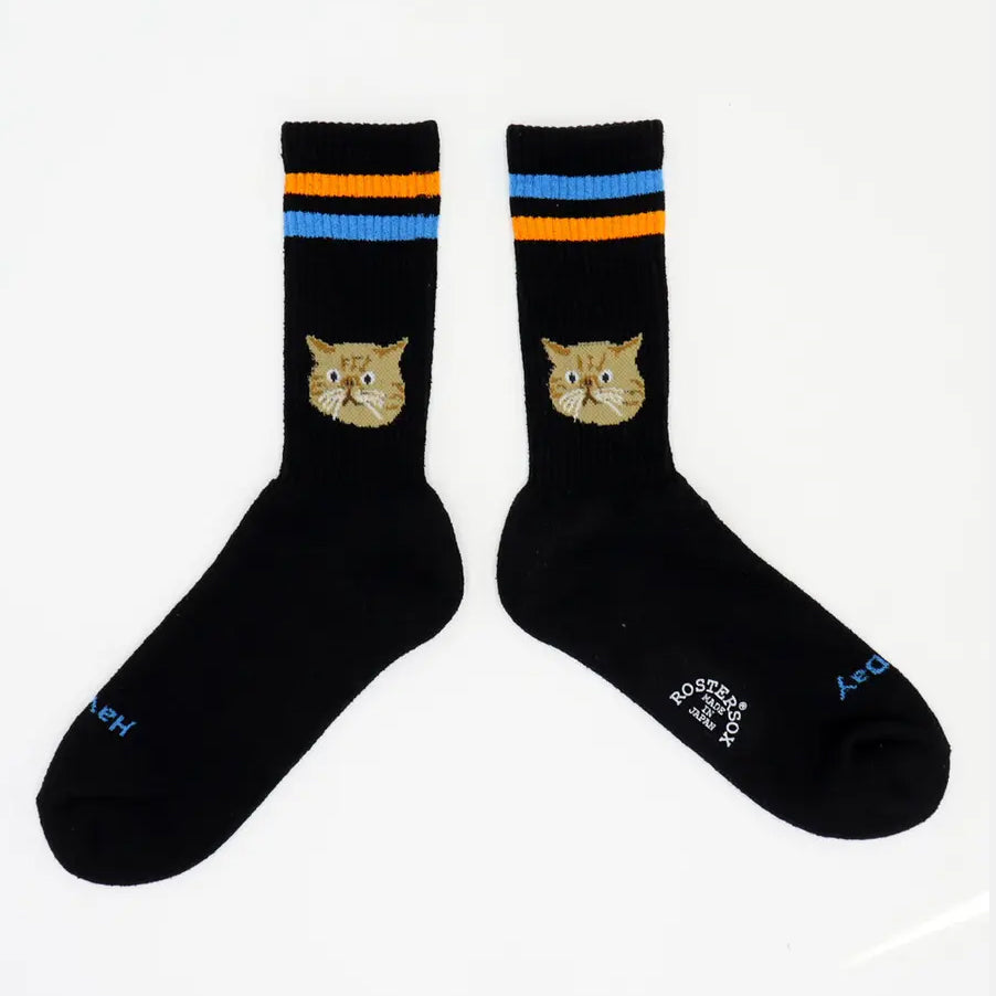 Cat Socks - Black