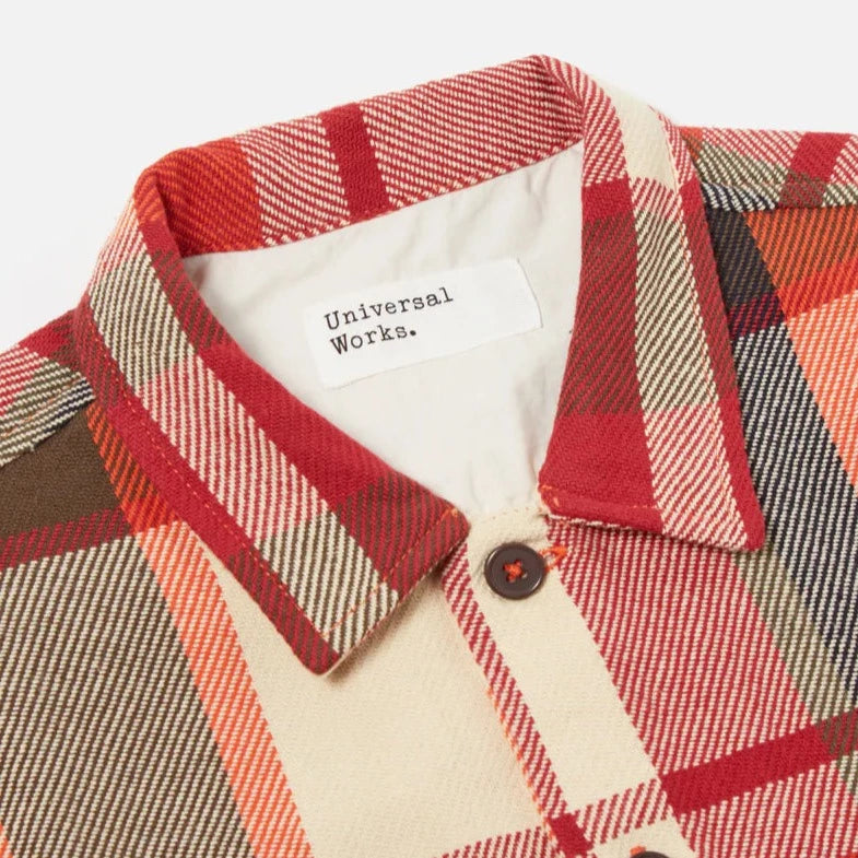 Utility Shirt - Red Earth Check - Frontiers Woman
