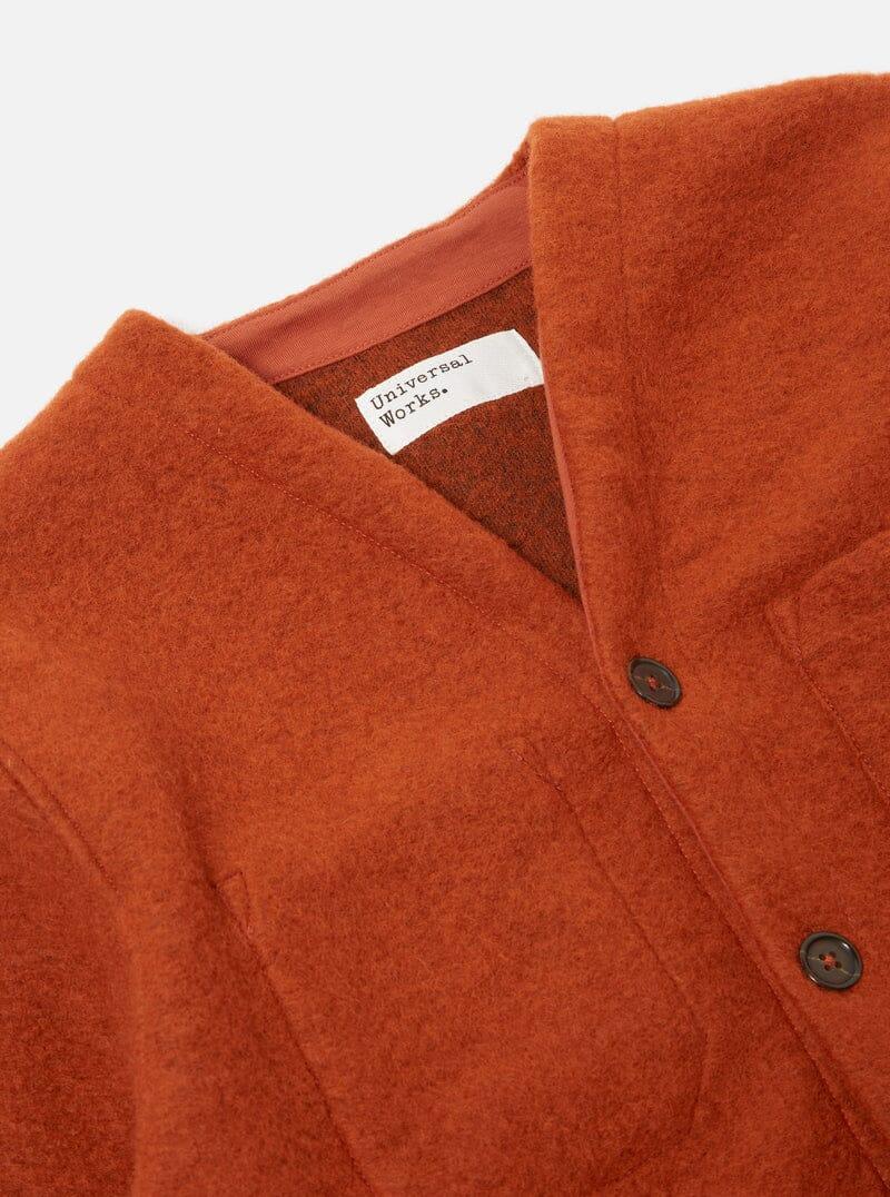 Wool Cardigan - Orange