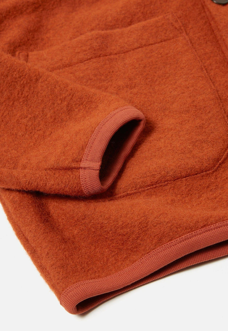 Wool Cardigan - Orange