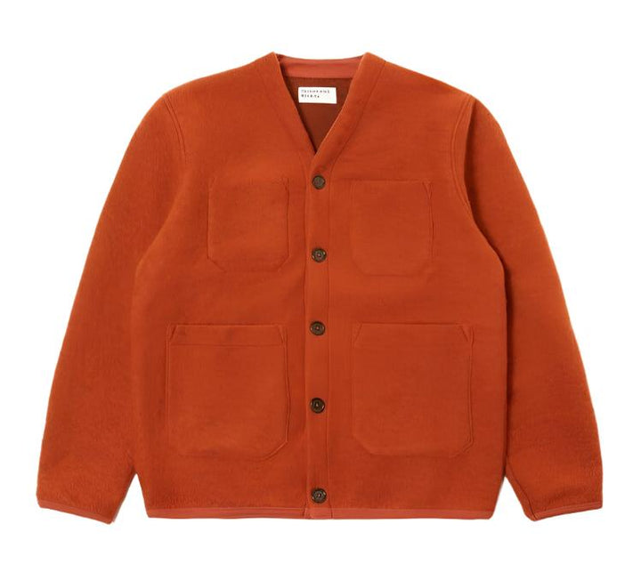 Wool Cardigan - Orange