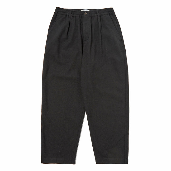 Oxford Pants - Black Recycled Soft Wool