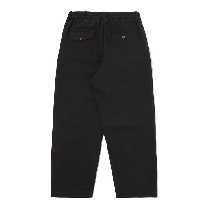 Oxford Pants - Black Recycled Soft Wool