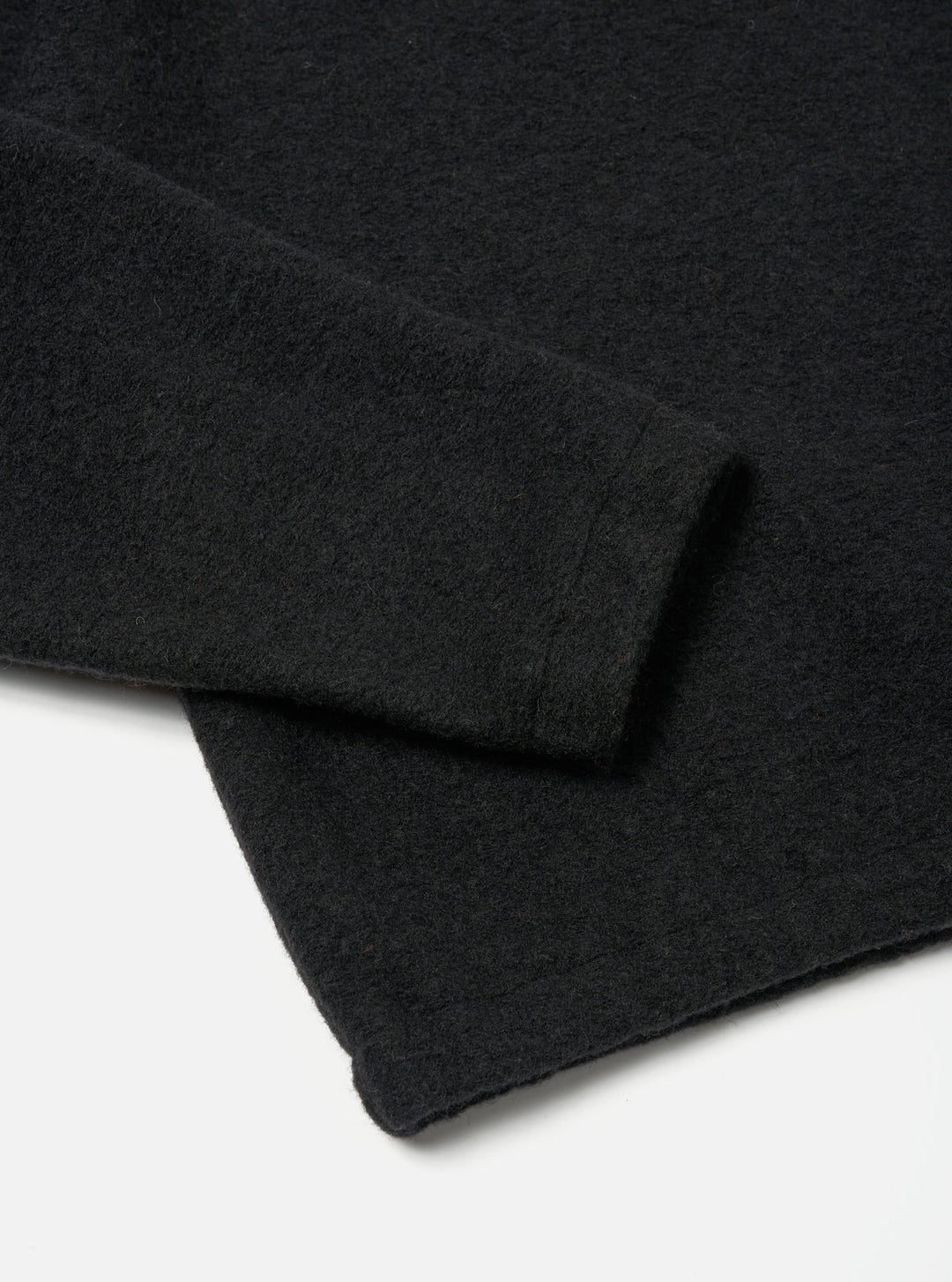 Ramsay Quarter Zip - Black Wool