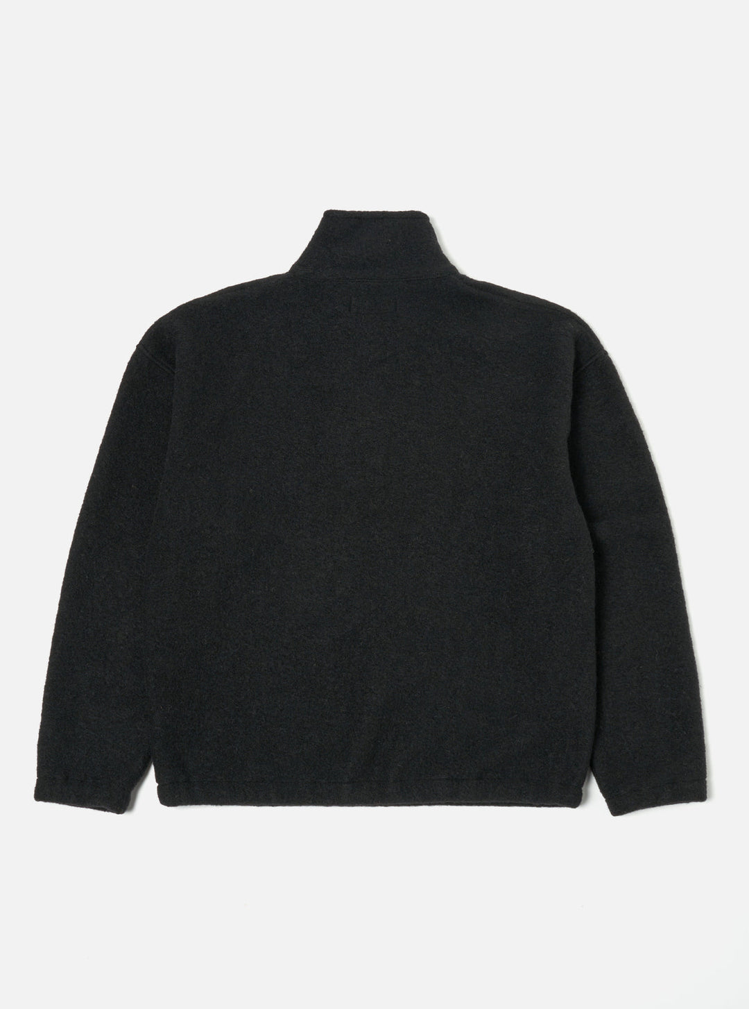 Ramsay Quarter Zip - Black Wool