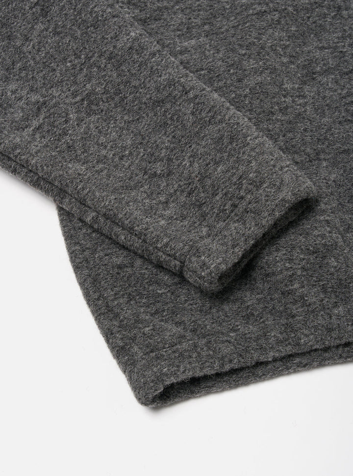 Ramsay Quarter Zip - Grey Marl Wool