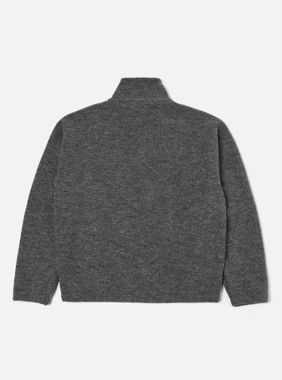 Ramsay Quarter Zip - Grey Marl Wool