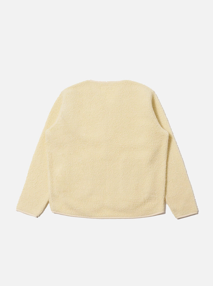 Zip Liner Jacket - Ecru Galaxy Fleece