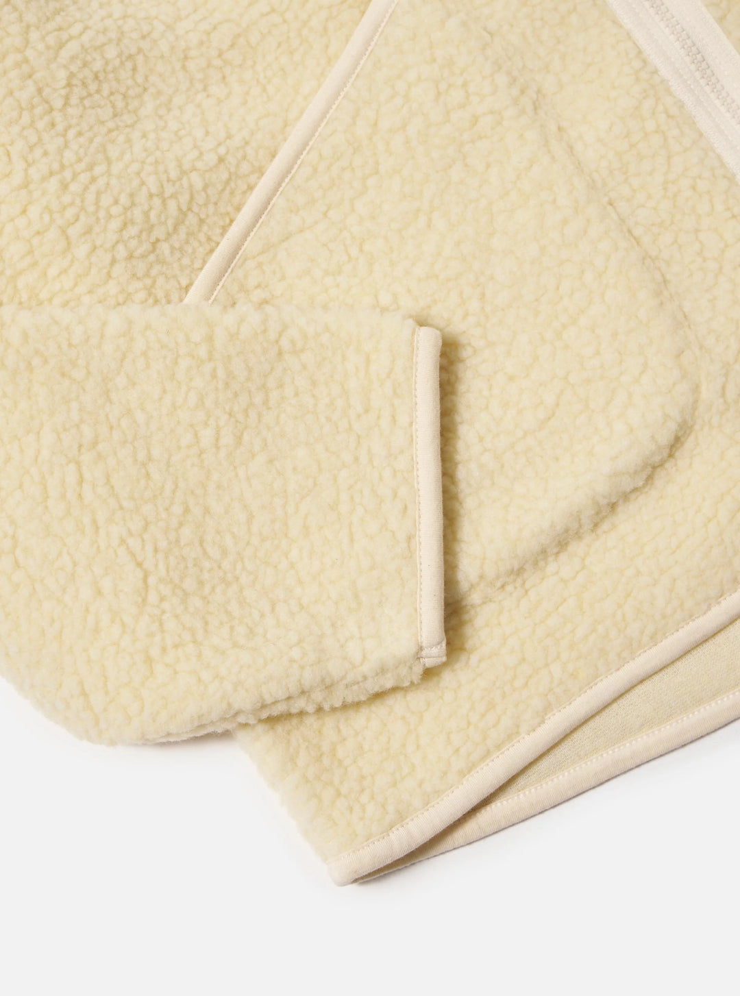 Zip Liner Jacket - Ecru Galaxy Fleece