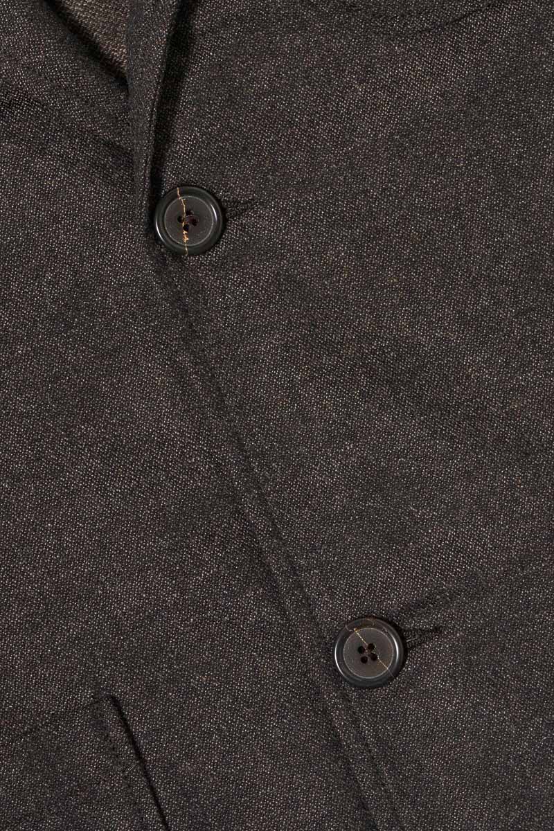 Two Button Jacket - Brown Upcycled IT Tweed