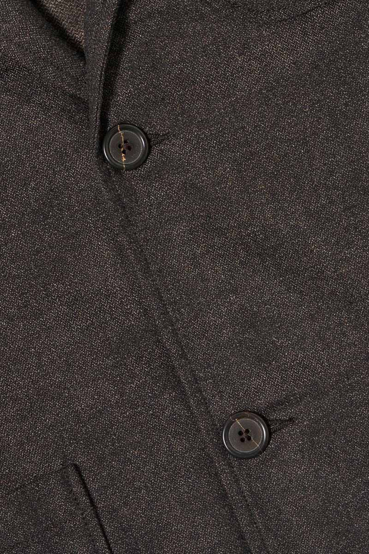 Two Button Jacket - Brown Upcycled IT Tweed