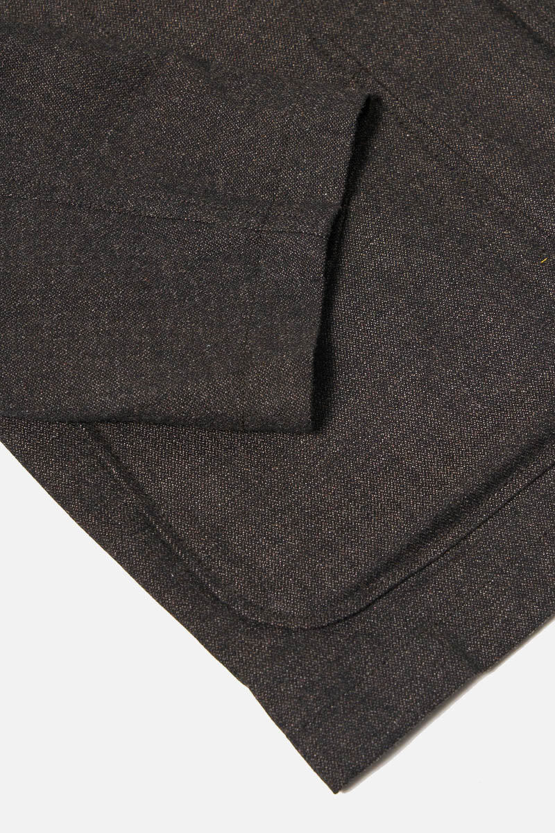 Two Button Jacket - Brown Upcycled IT Tweed