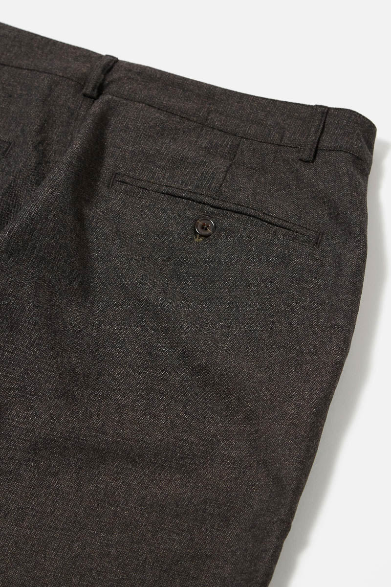 Military Chino - Brown Upcycled IT Tweed