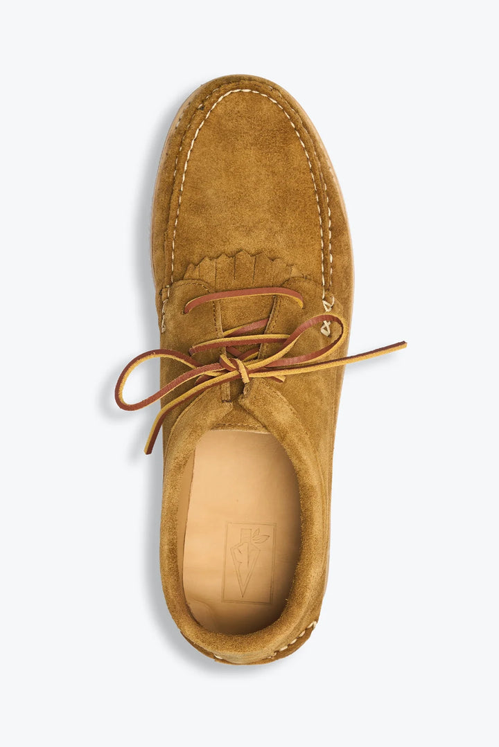 Moc Crepe Fringe Shoe - Sand