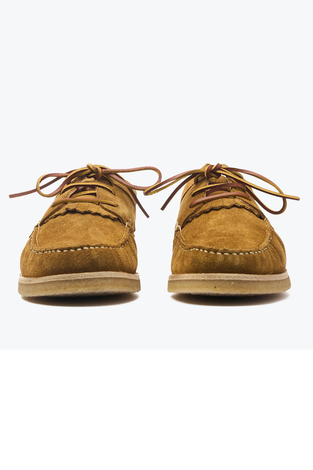 Moc Crepe Fringe Shoe - Sand