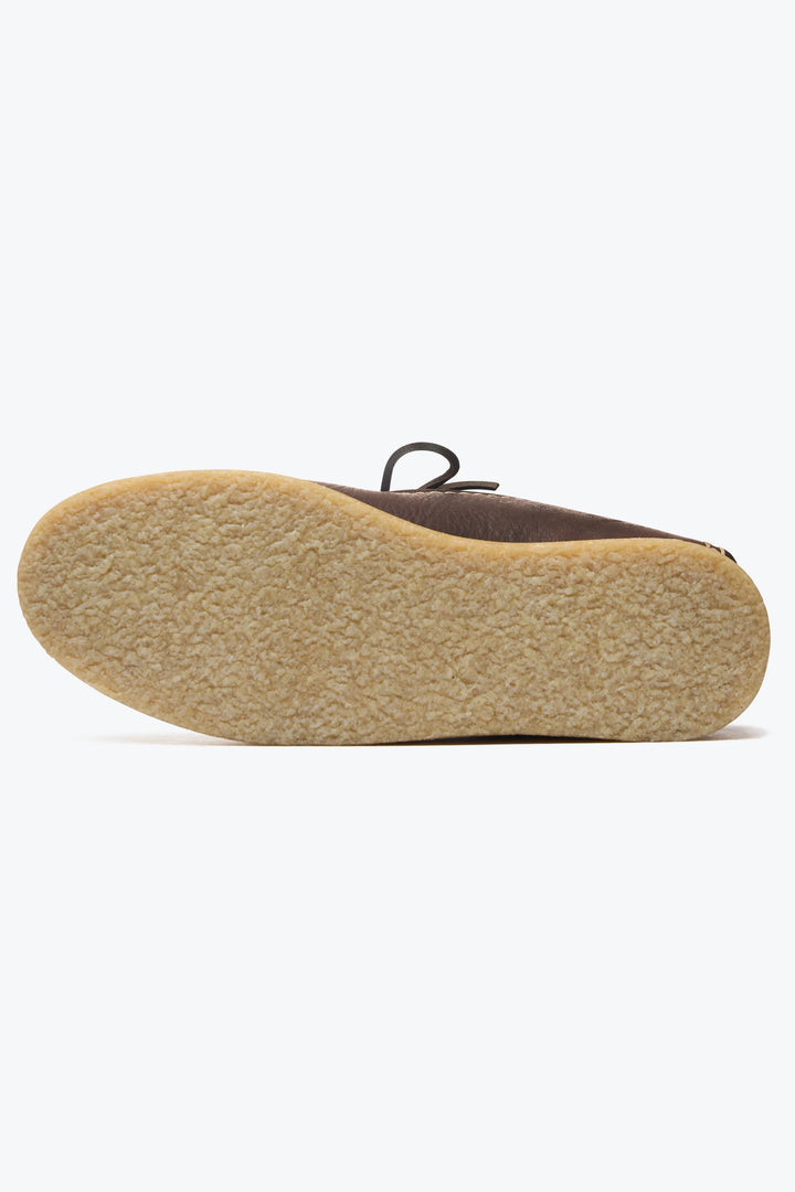 Lucas Crepe Moc Boot - Dark Brown