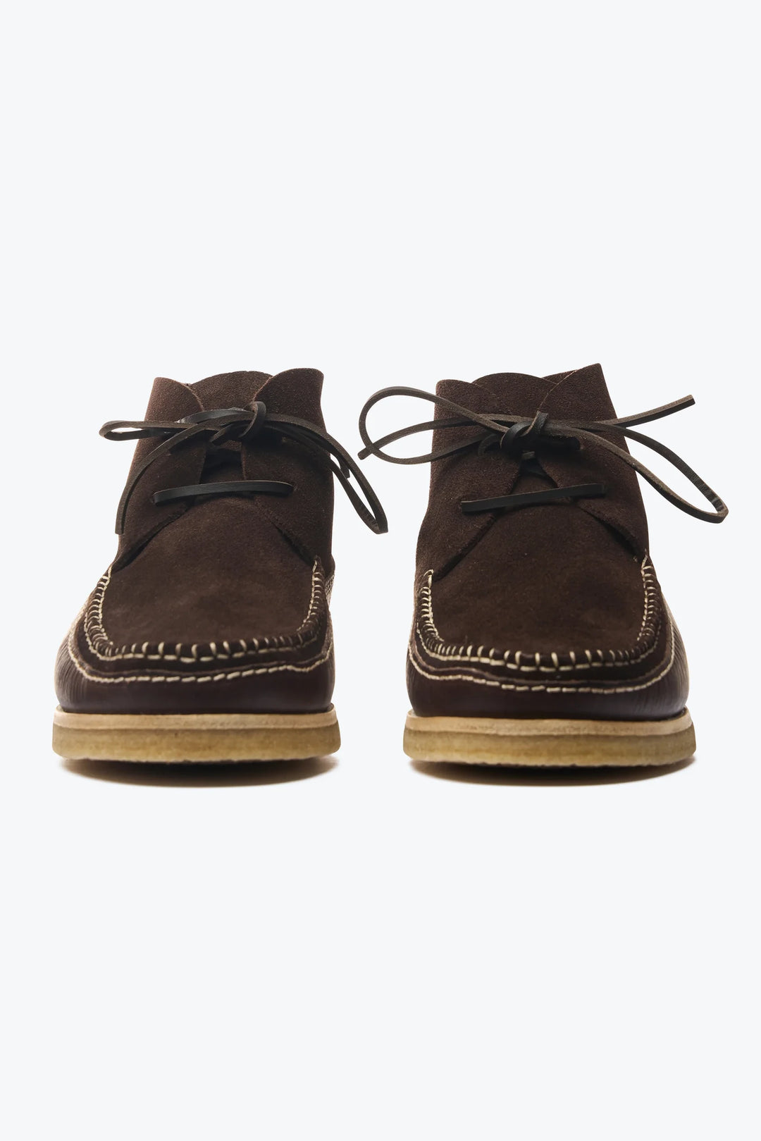 Lucas Crepe Moc Boot - Dark Brown