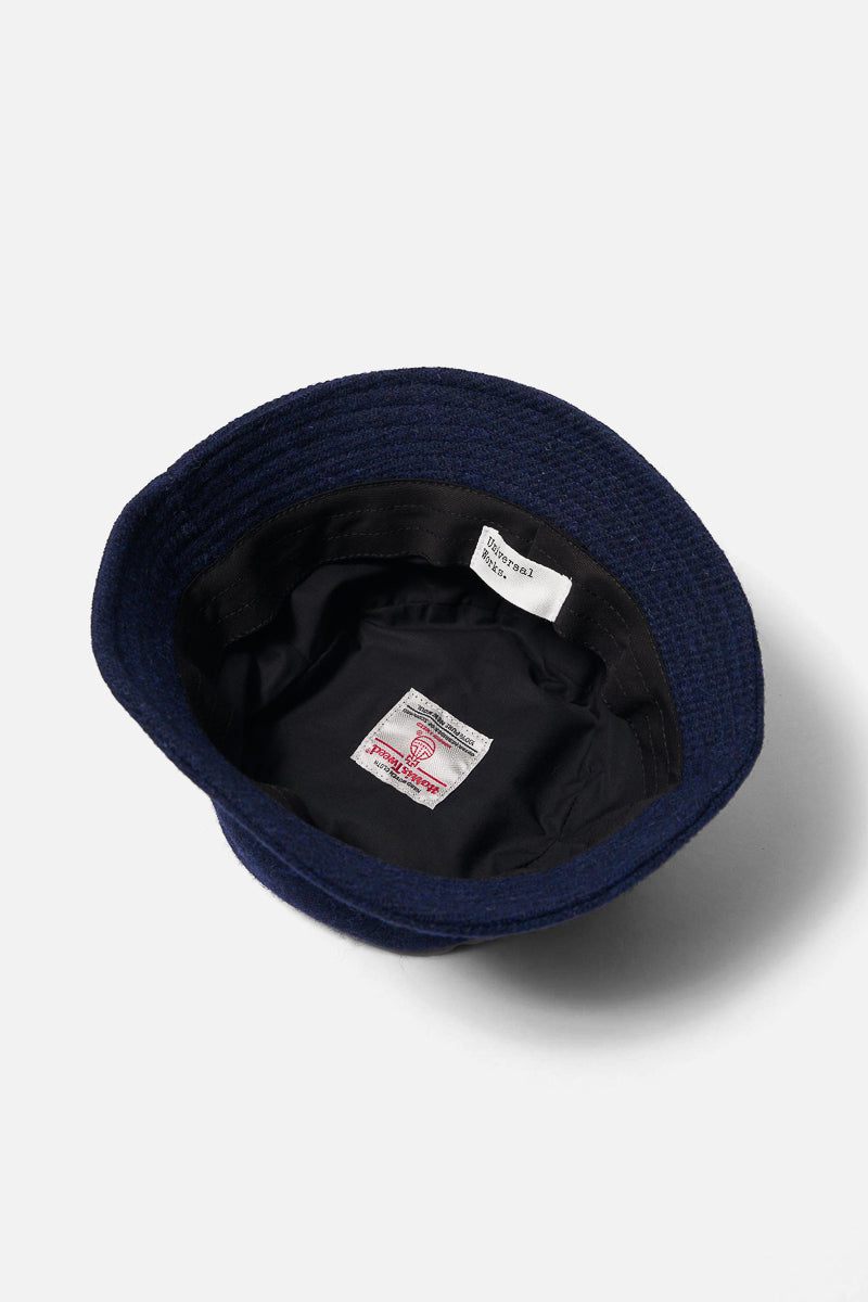 Lewis Hat - Indigo LW Harris Tweed