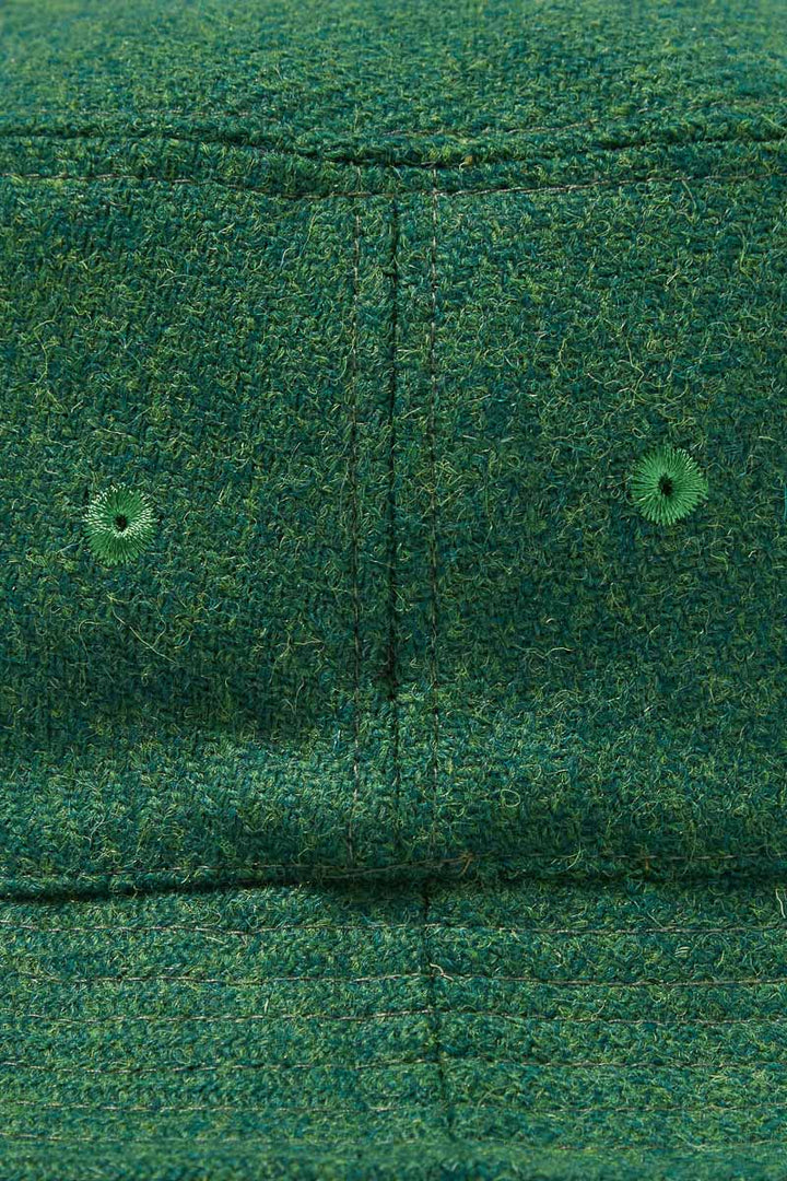 Lewis Hat - Green Harris Tweed