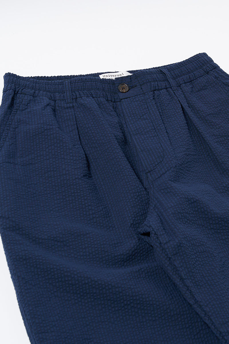 Oxford Pant - Navy Derby Stripe