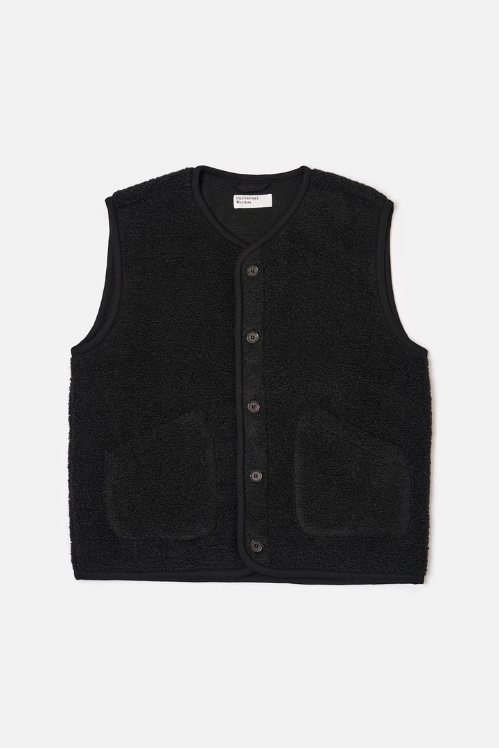 Lancaster Gilet - Black Alvar Fleece
