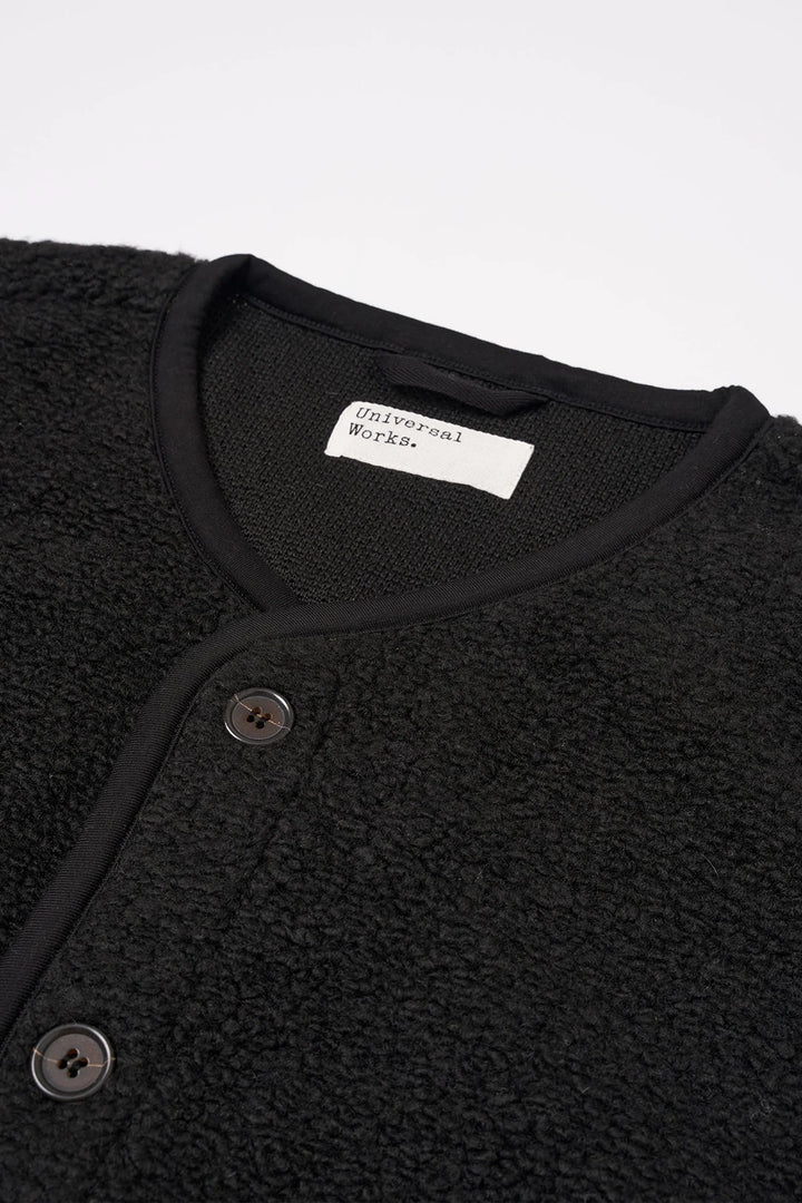 Lancaster Gilet - Black Alvar Fleece
