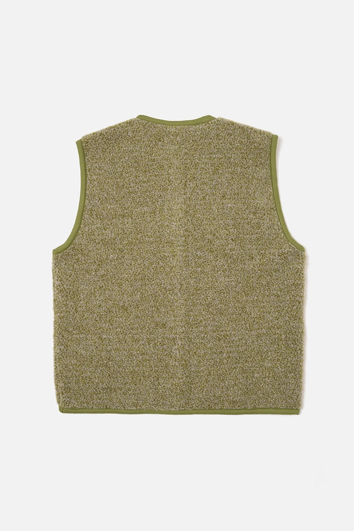Lancaster Gilet - Light Olive Alvar Fleece