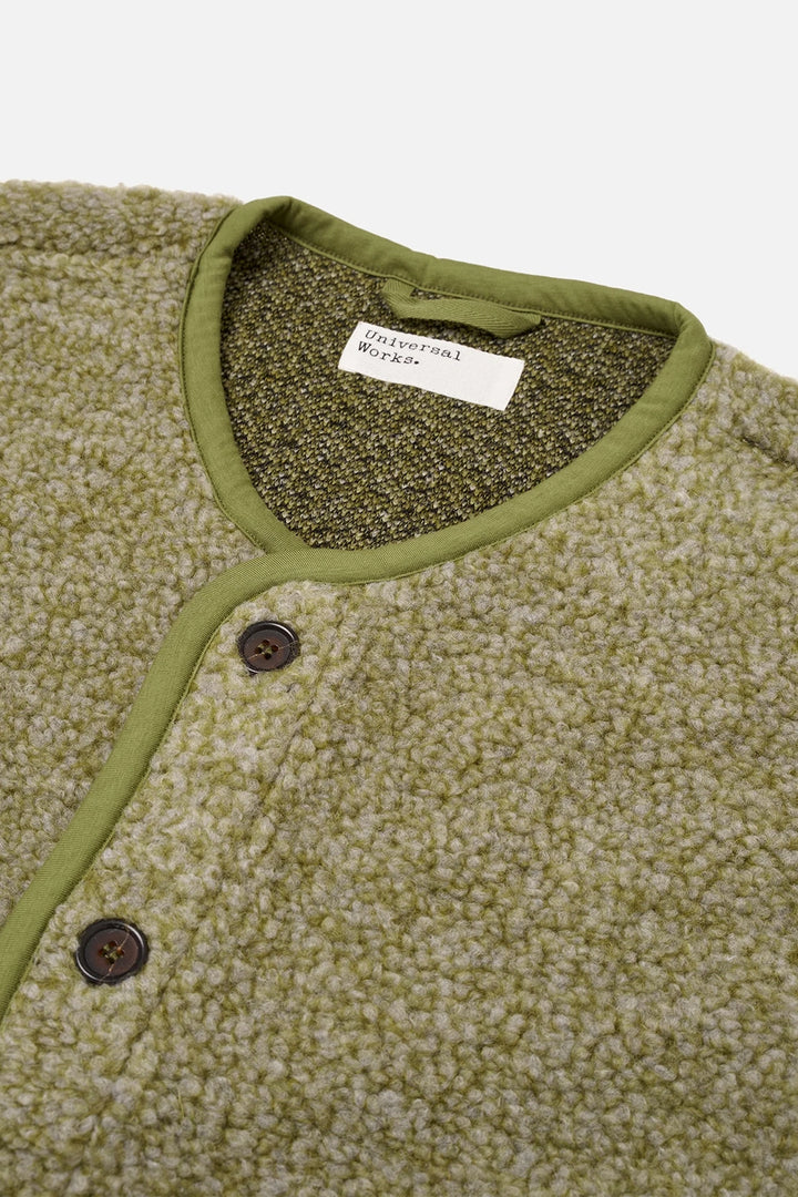 Lancaster Gilet - Light Olive Alvar Fleece