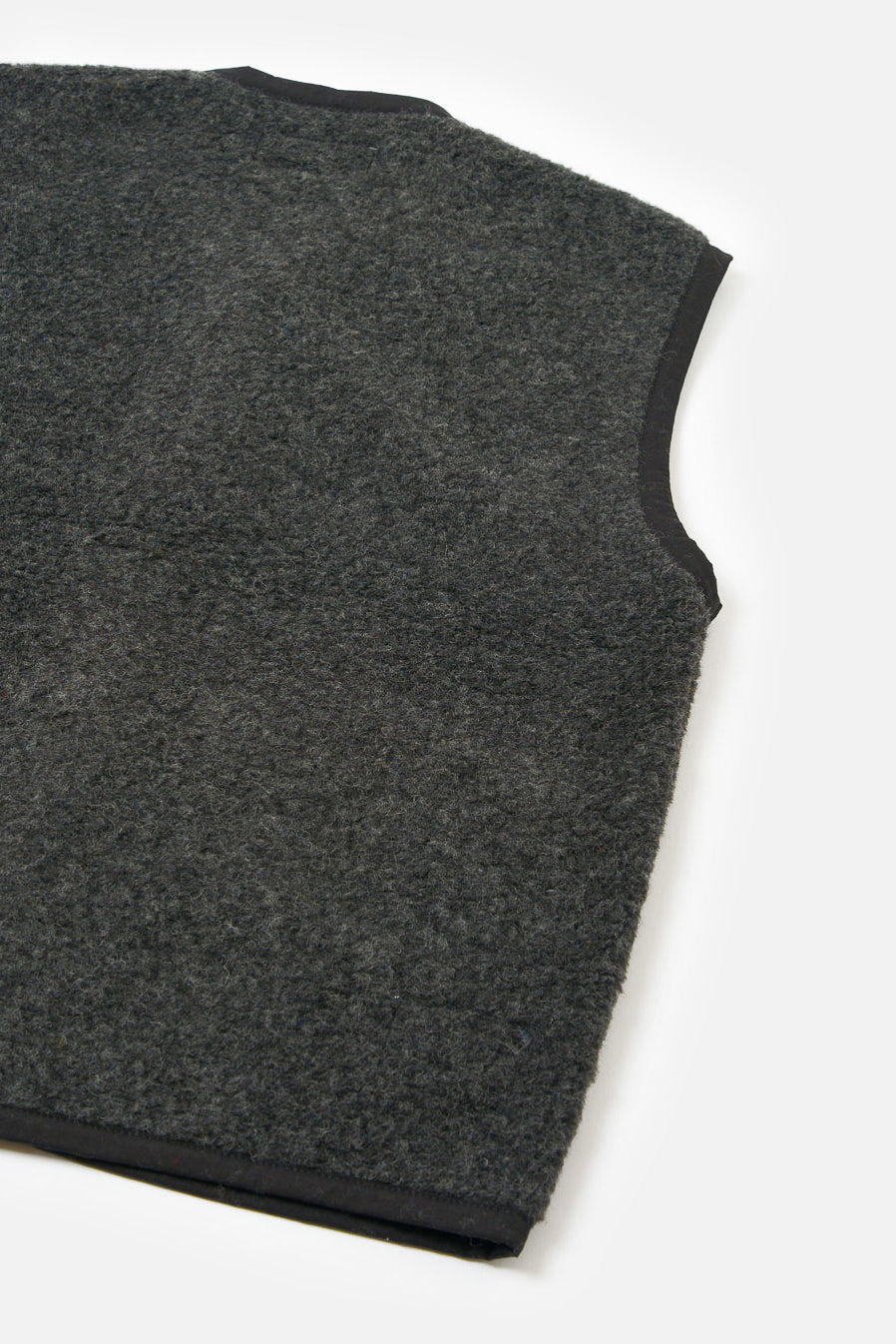 Lancaster Gilet - Charcoal Bouclet Fleece