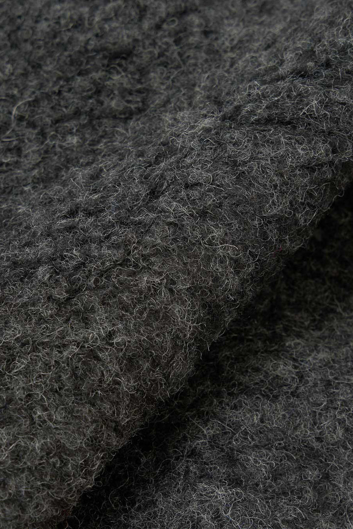 Lancaster Gilet - Charcoal Bouclet Fleece